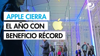 Apple eleva 19.5% el beneficio al cierre de su año fiscal, tras un último trimestre récord
