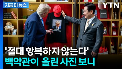 머그샷 사진을 '빤히'...백악관이 올린 한미 정상 [지금이뉴스] / YTN