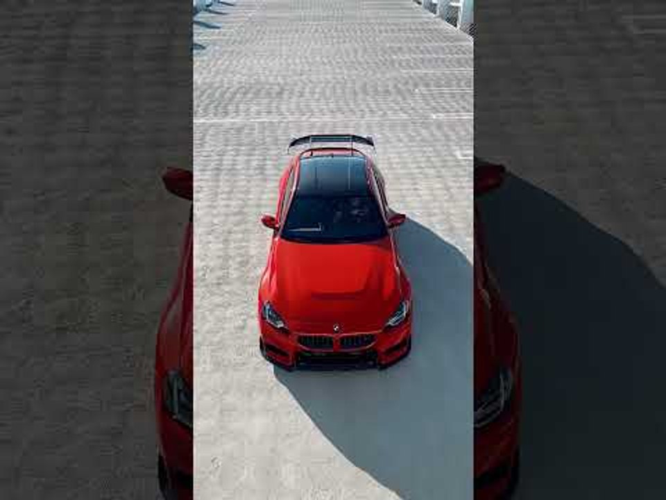 Knallroter BMW M2 (G87) mit Carbon-Bodykit von ADRO auf HRE Felgen