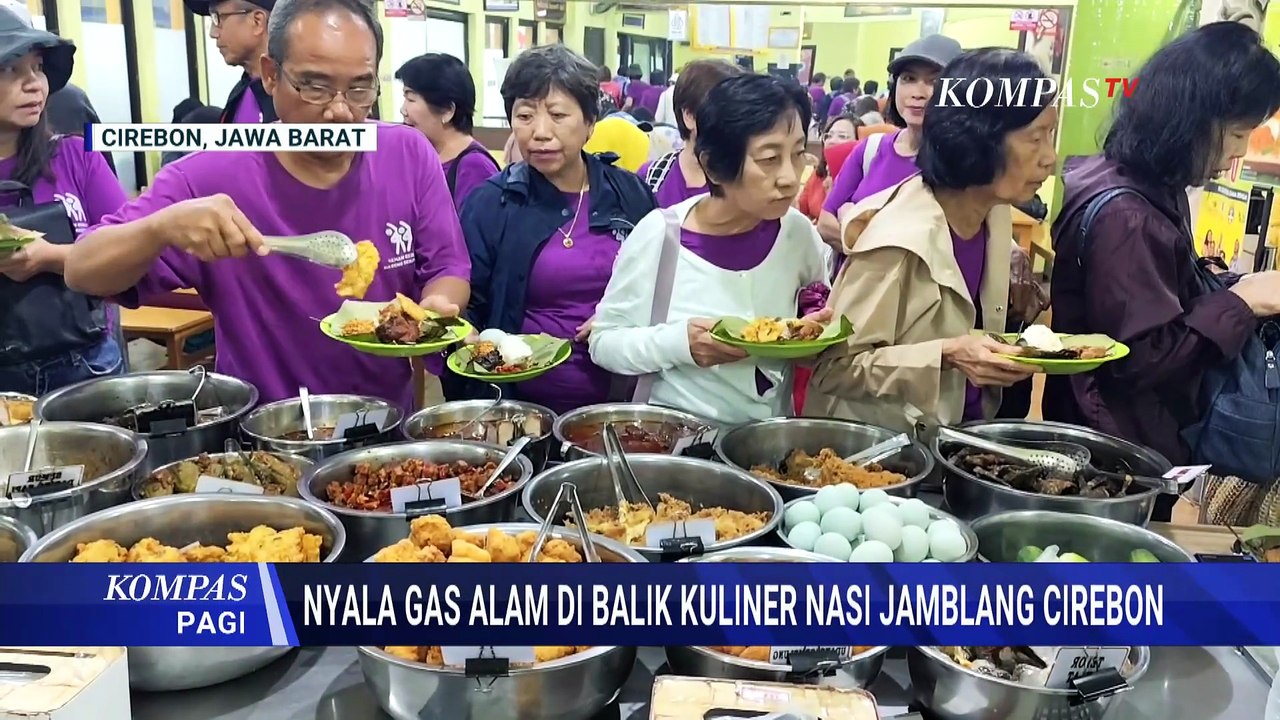 Gas Alam Jadi Sumber Energi Utama Dibalik Kuliner Nasi Jamblang Cirebon | KOMPAS PAGI