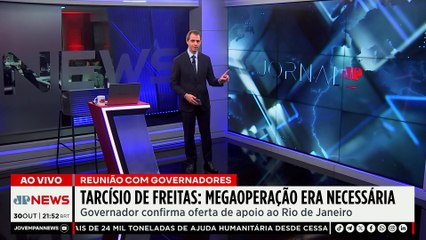 Tarcísio de Freitas diz que Megaoperação no RJ era necessária para conter o Comando Vermelho