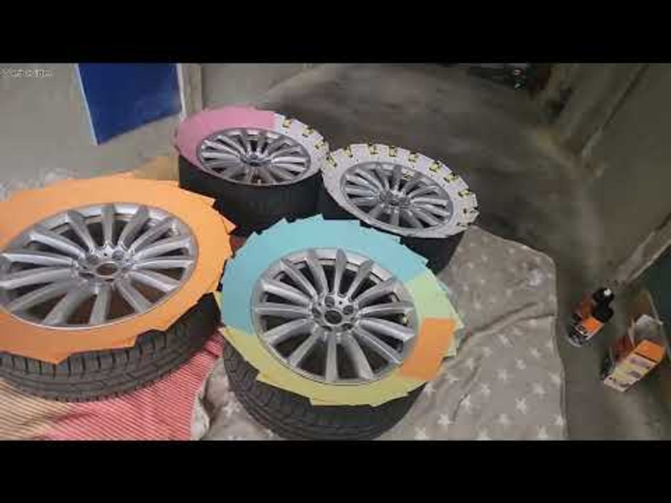 DIY-Anleitung: Felgen mit Foliatec Sprühfolie in Schwarz selbst folieren - Einfach, Kostengünstig