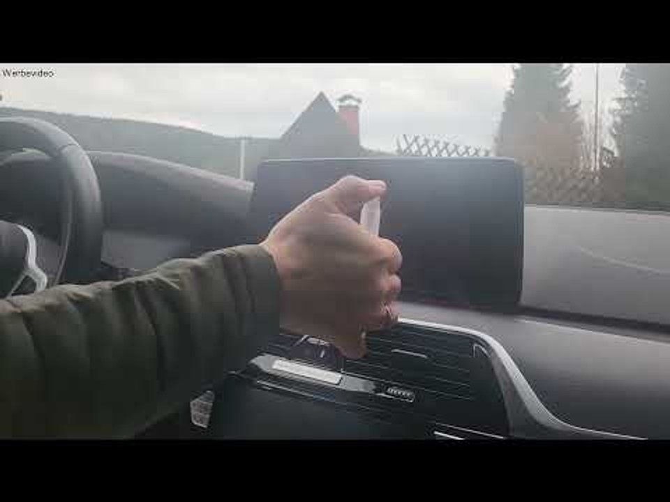 Anleitung DISSKIN Displayschutzfolie aufbringen BMW! Selbstheilend, Matt, antibakteriell usw. (Test)