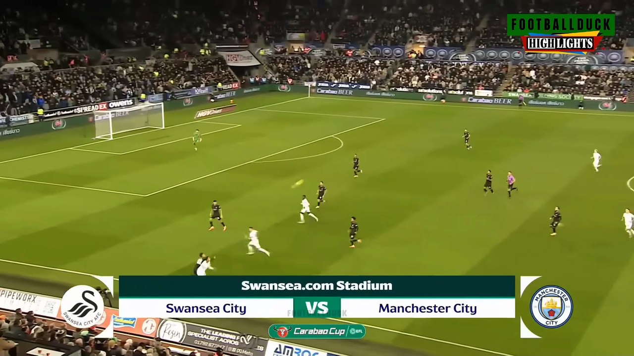 Manchester City vs Swansea 3-1 Highlights & All Goals 2025 HD 🔥 EFL Cup 2025