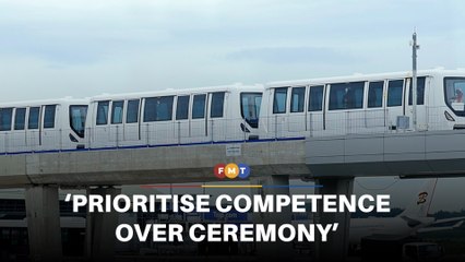 Did MAHB prioritise deadline over aerotrain reliability, asks think tank