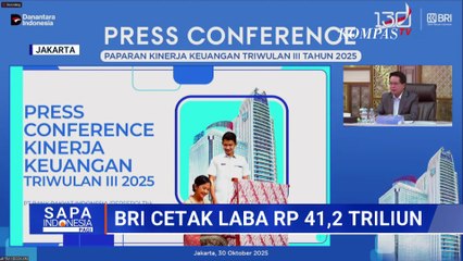 BRI Optimis Perkuat Kontribusi untuk Dorong Perekonomian Nasional | SAPA PAGI