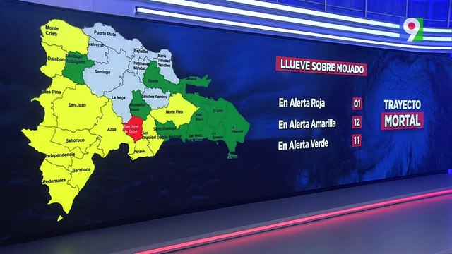 Lluvias avanzan y 24 provincias dominicanas en alerta | Emisión Estelar SIN con Alicia Ortega