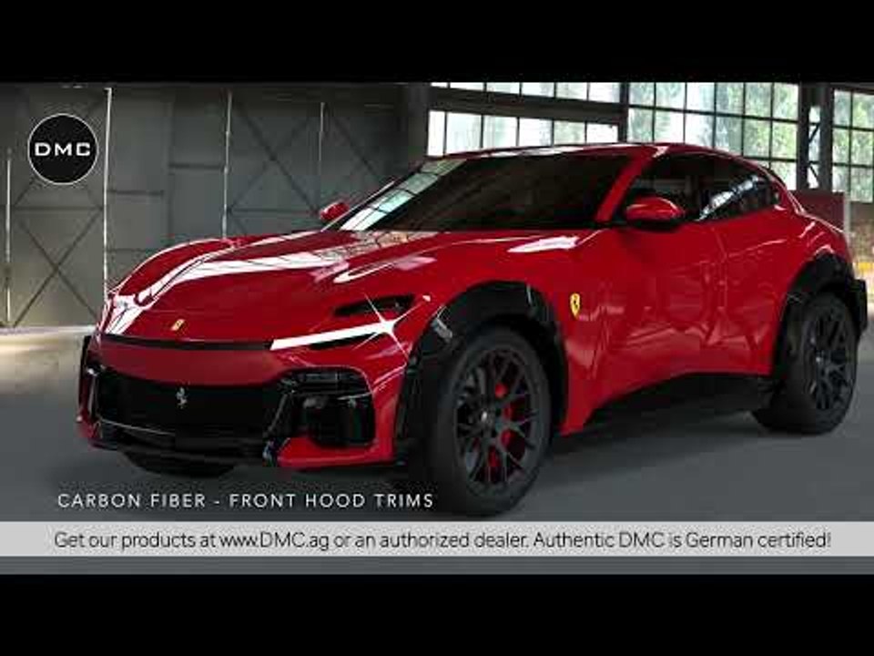 Carbon-Bodykit am 2023 Ferrari Purosangue SUV von DMC!
