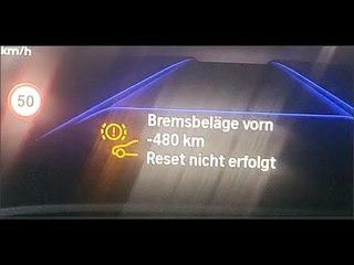 BMW G Serie Service zurücksetzen (5er G30/G31/Alpina B5 etc.) - Intervall Reset mit Trick Parkbremse