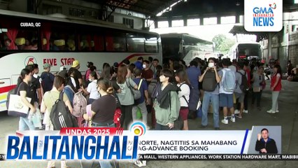 Ilang pasaherong pa-Norte, nagtitiis sa mahabang pila dahil hindi nakapag-advance booking | Balitanghali