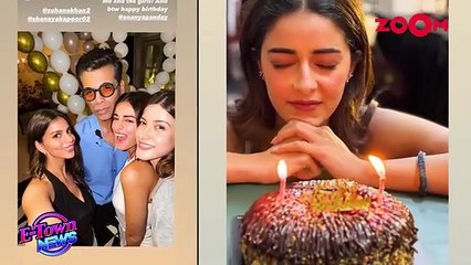INSIDE Ananya Panday's grand 27th birthday celebration with Suhana Khan, Shanaya Kapoor, Karan Johar - zoom (360p, h264, youtube)