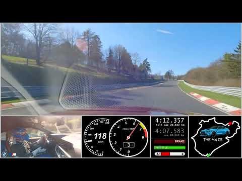 7:21,989 Minuten | der 2024 BMW M4 CS auf der Nürburgring Nordschleife mit Jörg Weidinger