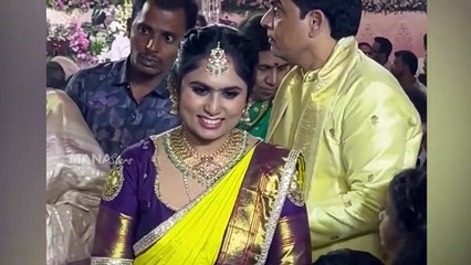 Producer Dil Raju and Wife Tejaswini Visuals @ A Wedding