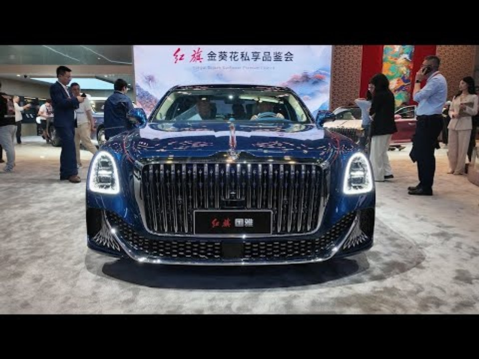 Hongqi Guoya 2024: Luxuslimousine mit 490 PS & Plug-in-Hybrid 5,35 m Länge, 360 kW