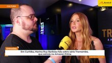 Em Curitiba, Marina Ruy Barbosa fala sobre série Tremembé, que estreia no Amazon Prime