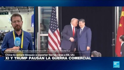 Xi y Trump pausan guerra comercial y llegan a acuerdos sobre tierras raras, fentanilo y soja