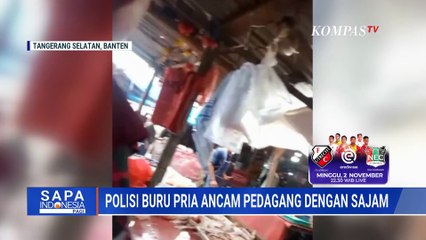 Polisi Buru Pria Ancam Pedagang Dengan Sajam di Pasar Tradisional Jombang | SAPA PAGI