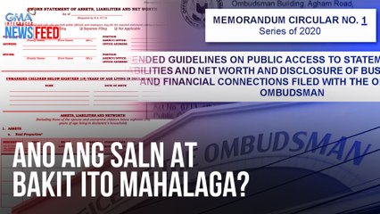 Ano ang SALN at bakit ito mahalaga? | GMA Integrated Newsfeed