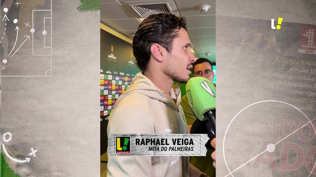 Raphael Veiga agradece apoio da torcida do Palmeiras e responde se pensou em deixar o clube