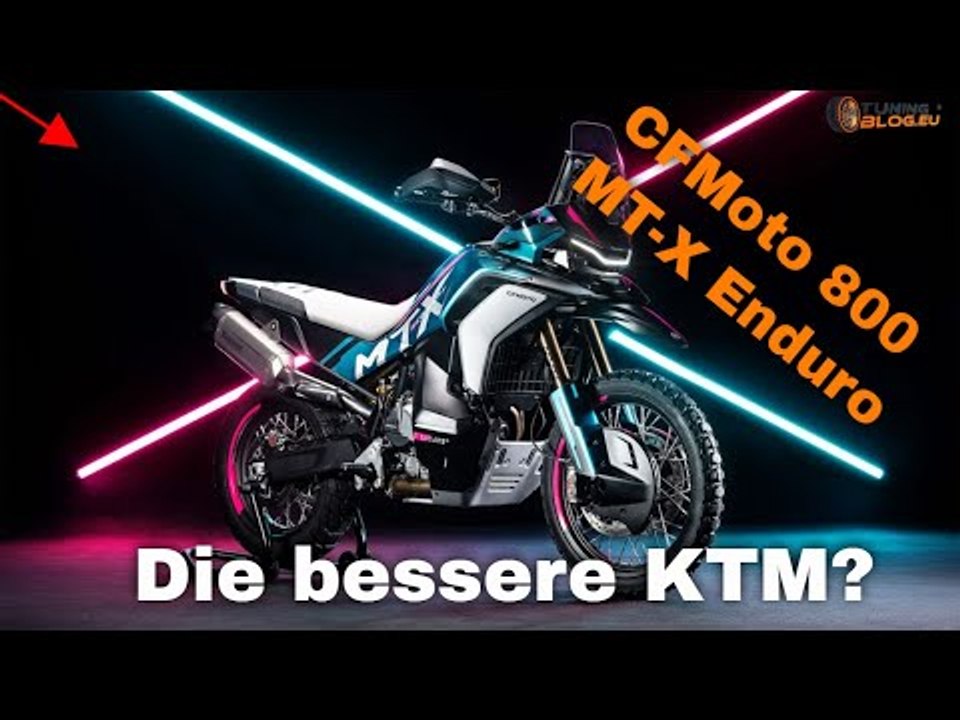 2025 CFMoto 800 MT-X: neue 95 PS Adventure Enduro mit Quickshifter