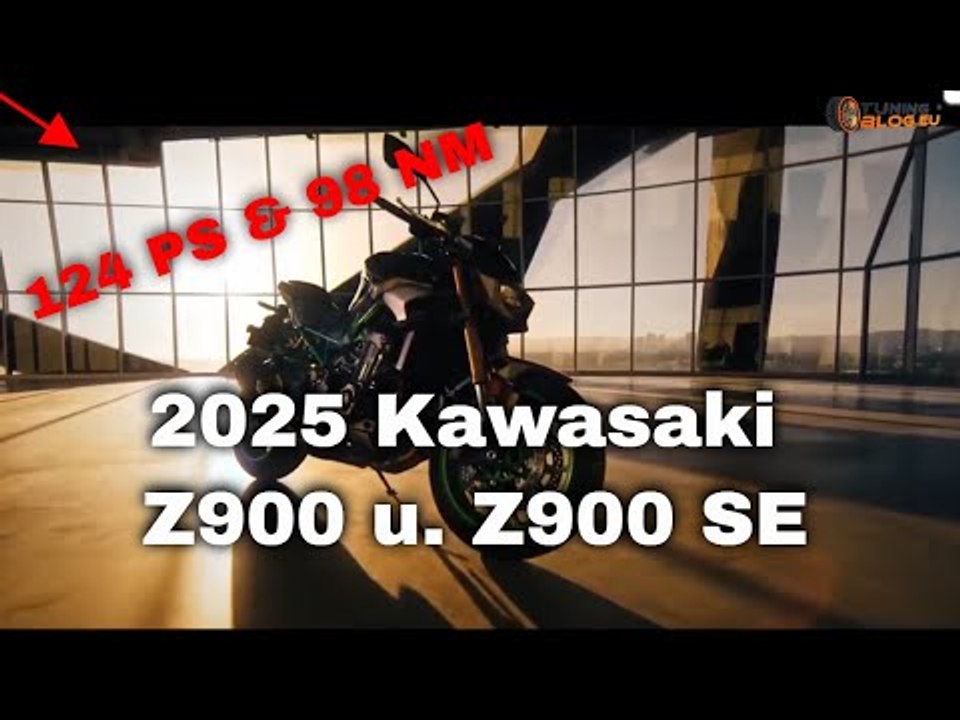 Kawasaki Z900 & SE 2025: Neue Features, starkes Design und mehr Power!