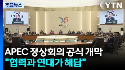 APEC 정상회의 공식 개막..."협력과 연대가 해답" / YTN