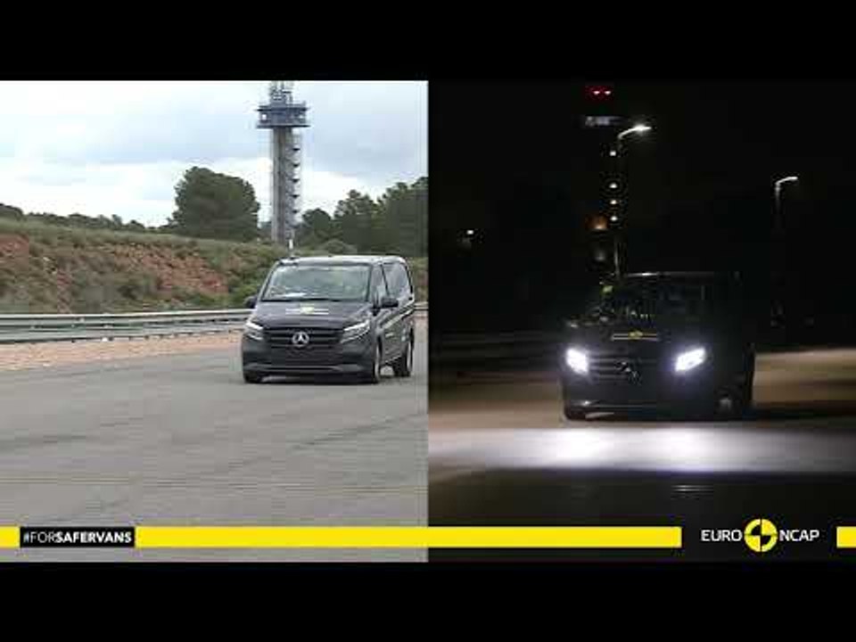 Mercedes Benz Vito 2024 | Euro NCAP Crashtest, Sicherheitsfunktionen, Bremsen usw.