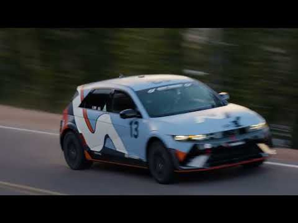 Hyundai Motors IONIQ 5 N beim Pikes Peak International Hill Climb | Maßstab für Crossover-E-Autos