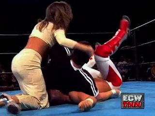 History of ECW - Dawn Marie & Francine - CAT FIGHT ECW on TNN October 29th, 1999