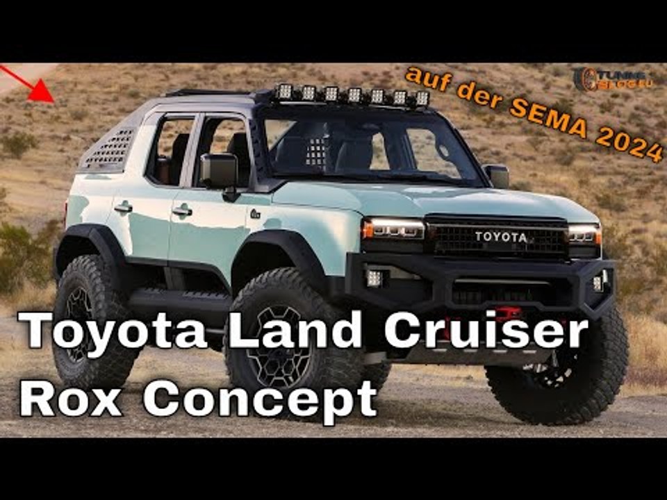 Toyota land cruiser rox concept: offroad ohne dach - sema 2024 highlight