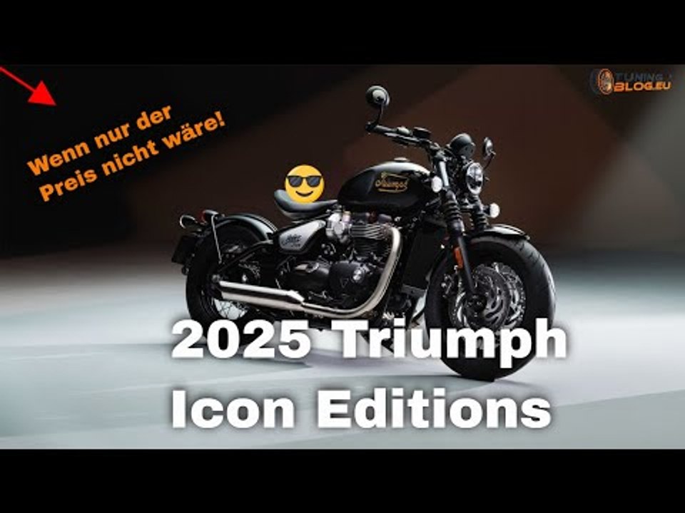 Triumph Icon Editions 2025: neue Retro-Modelle mit legendärem Logo