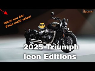 Triumph Icon Editions 2025: neue Retro-Modelle mit legendärem Logo