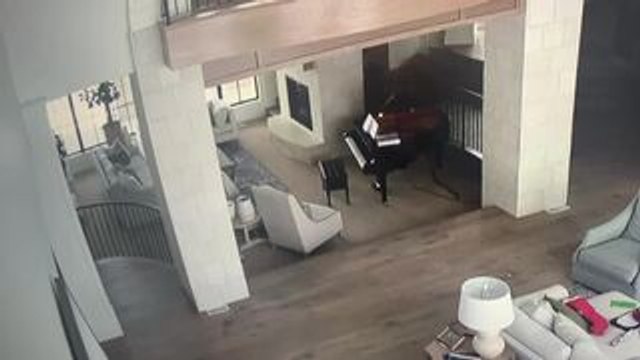 Kid Falls While Attempting to Ride Bike Down Indoor Stairs