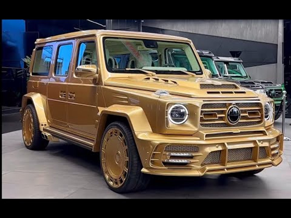 Verrückte 2024 MANSORY P900 EWB Gold Edition | der AMG G63 (W463A) auf Mansory-Art
