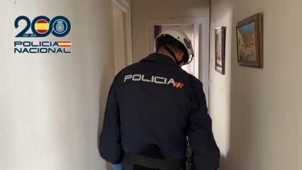 El piso del inquiokupa de Logroño, situado en la calle Pérez Galdós, tras la deflagración.