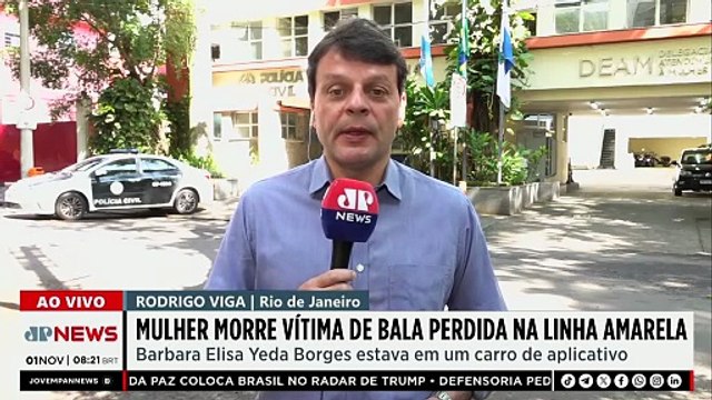 Mulher morre vítima de bala perdida na Linha Amarela do RJ