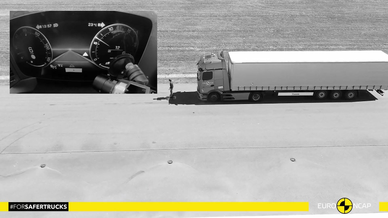 Mercedes-Benz Actros (4x2 Tractor Unit) 2025 Commercial Truck Safety Tests