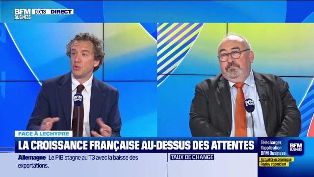 Emmanuel Lechypre face à Mathieu Jolivet : La croissance française au-dessus des attentes - 31/10