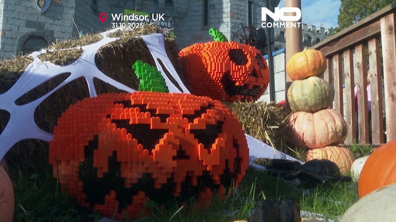 Lego-Kürbisse bringen Halloween-Zauber nach Legoland Windsor