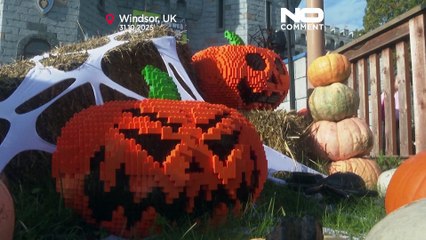 Des citrouilles en LEGO apportent la magie d'Halloween à Legoland Windsor