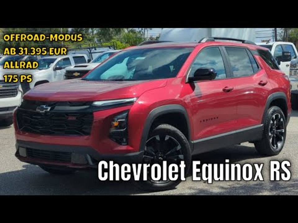 2025 chevrolet equinox rs: das must-have suv? | die fakten