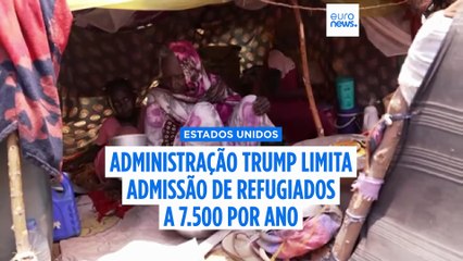 Trump limita admissões de refugiados a 7.500 por ano e dá prioridade a sul-africanos brancos