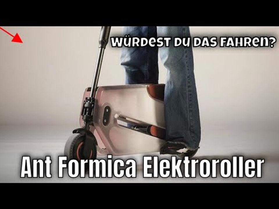Ant Formica: Faltbarer e-Roller als Koffer? | die ersten Fakten