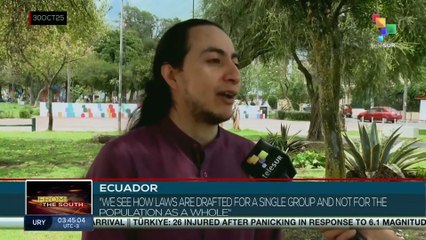 ECUADOR l Pres. Noboa continues to ignore the Ecuadorian laws