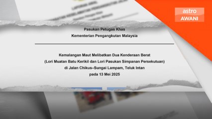 Sembilan anggota FRU maut, lori bawa kerikil lebih muatan