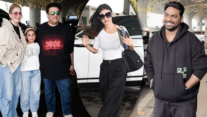 Adnan Sami With Family, Mouni Roy And Zakir Khan Spotted At Mumbai Airport Departure