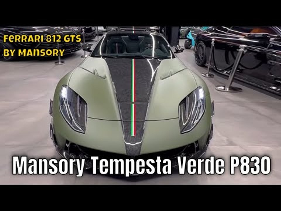 2024 Mansory Tempesta Verde P830: Ferrari 812 GTS mit 830 PS im Militär-Look | die Fakten