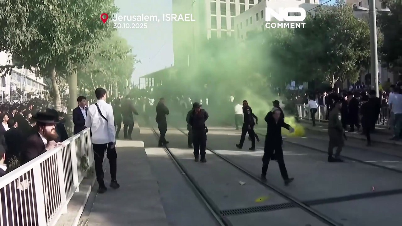 Zehntausende Ultraorthodoxe protestieren in Jerusalem gegen Israels Einberufungspläne