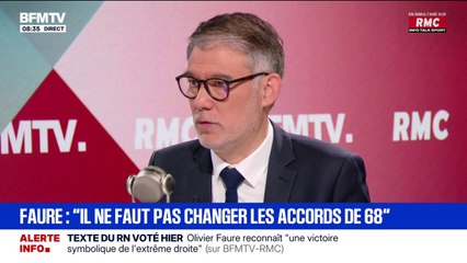 Accord franco-algérien: Olivier Faure (PS) souhaite "une relation apaisée" avec l'Algérie