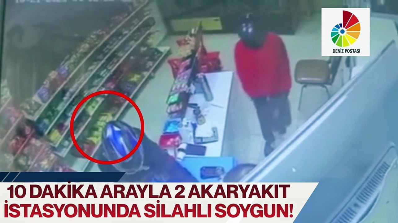 10 Dakika arayla 2 akaryakıt istasyonunda silahlı soygun!